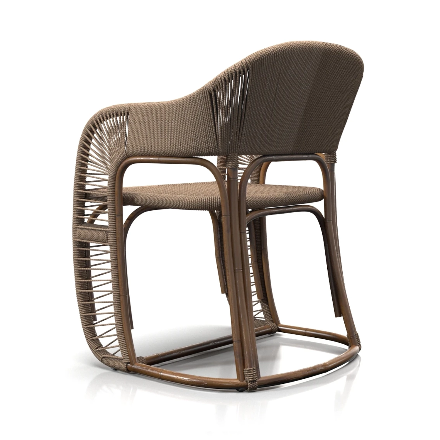 Glen Ellen Indoor Outdoor Armchair PBR 3D Model_06